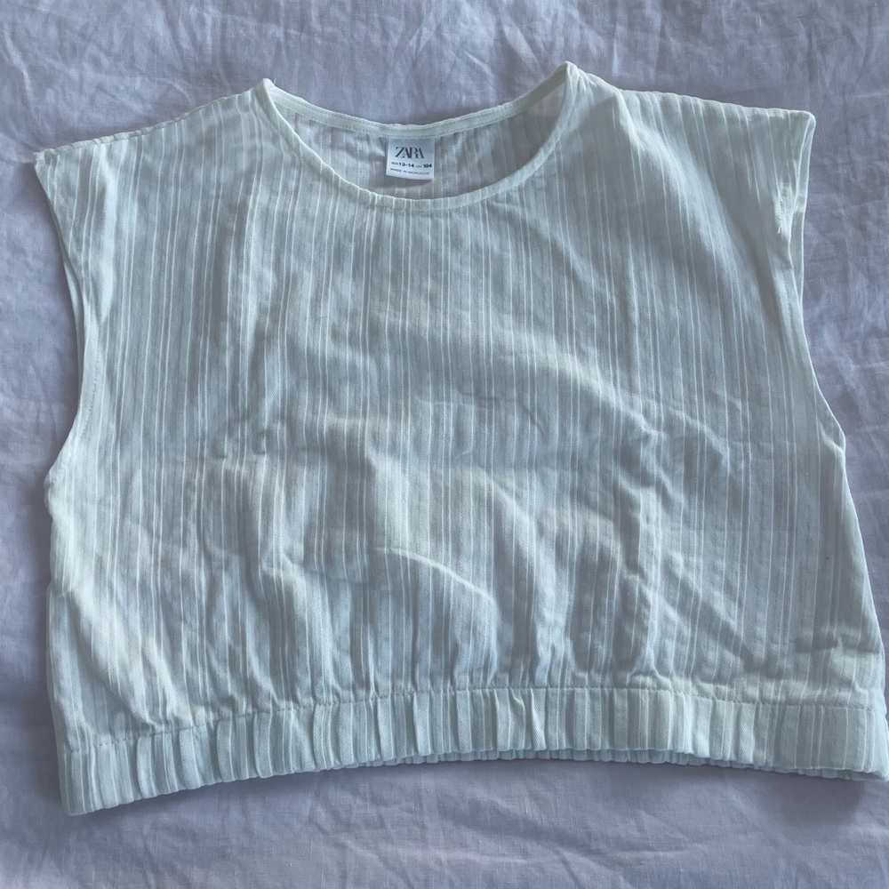 Zara Girls White Top